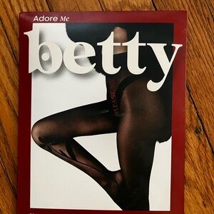 Adore Me Black Sheer Tights